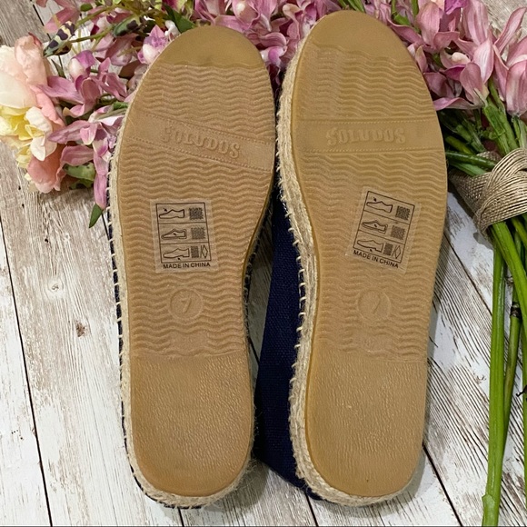 Soludos Embroidered Ibiza Smoking Slippers Espadrille 7 - Picture 6 of 16